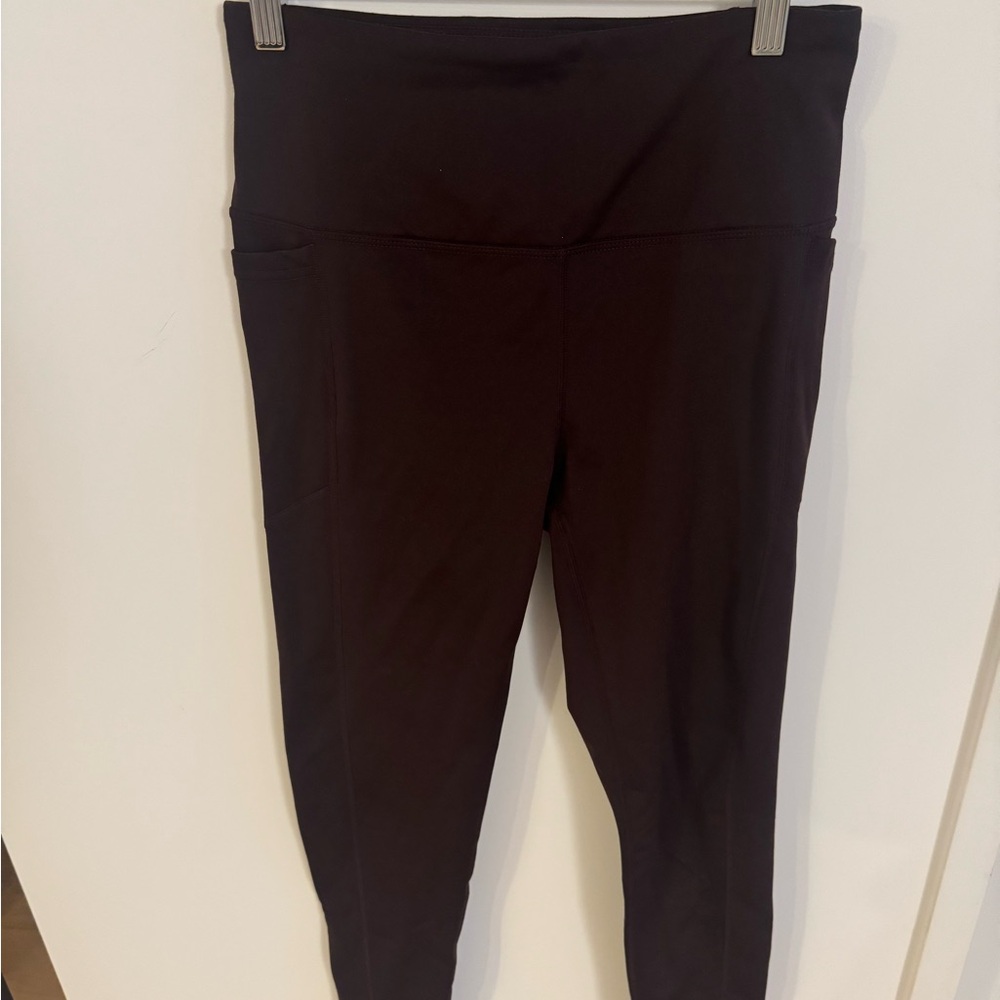 Women's brown High-Waisted Leggings